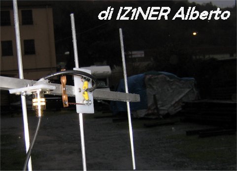 Antenna 3 elementi per la banda dei 4m 70 MHz